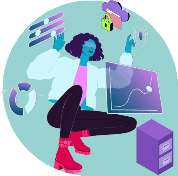 Illustration: coordinating schedules, documents and dashboards